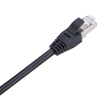 1 Do 2 Vtičnico LAN Ethernet Omrežja RJ45 Vtič Splitter Podaljšek Adapter za Priključek Zaščita Elektromagnetnih Motenj