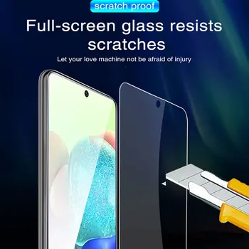 100D Zaščitna Kaljeno Steklo Za Samsung Galaxy A51 A71 A50 A70 screen Protector Steklo za Samsung A10 A20 A60 A70 A01 A30S M10