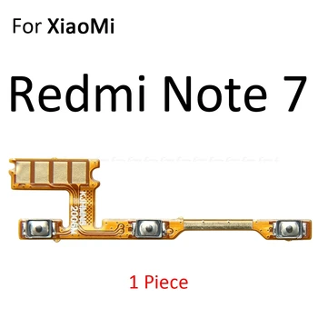 10pcs/veliko Moči Na Off Gumb za Glasnost Tipka za Preklop Nadzor Flex Kabel Trak Za XiaoMi Redmi Opomba 8T 8 7 6 Pro člen 8A, 7A, 6A S2 Del