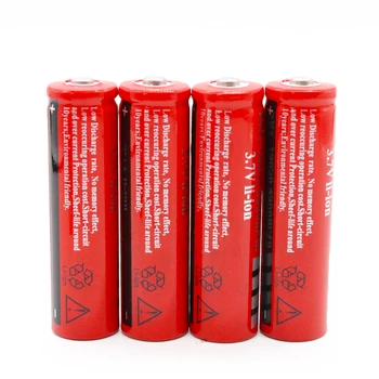 18650 Polnilna Baterija Litij-Ion, 3.7 V, 4200MAh, ki se Uporablja Za LED Svetilka Ali Elektronski Pripomoček MAH Baterije 18650