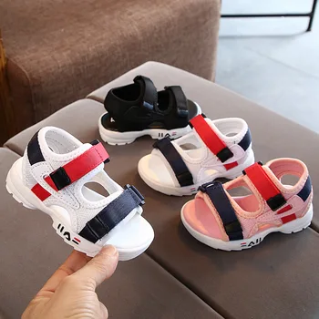 2020 poletje nov otroški sandali baby toddler čevlji dekleta plaži čevlji mehko dno non-slip boys športni sandali za prosti čas 21-30