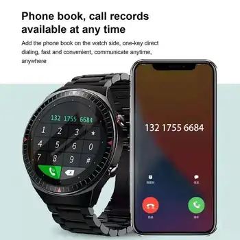 2021 Nove Bluetooth Klic Pametno Gledati 4G ROM Moških Snemanje Lokalne Glasbe Fitnes Tracker Smartwatch Za Huawei GT2 pro telefon Xiaomi