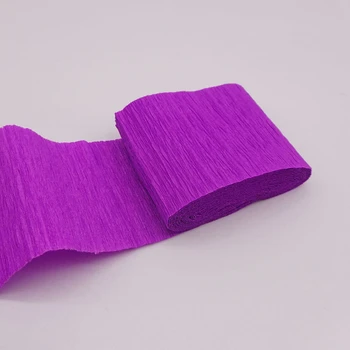 250x5cm Barvne Krep Papir Roll Origami Nabran Krep Papirja Obrti DIY Cvetje za Dekoracijo Darilni Papir Obrti