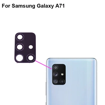 2PCS Visoke kakovosti Za Samsung GALAXY A71 5G Nazaj, Kamera Zadaj Steklo Objektiv test dobro Za Samsung GALAXY A 71 Zamenjava SM-A7160