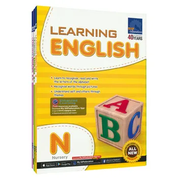 3 Knjige/Set Sap Učenje Angleščine Zbirka Knjiga N-K2 Vrtec Angleški Težave Učnih Knjig