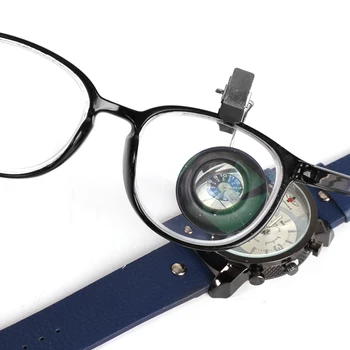 5X 10X 20X Watch Popravilo Majhnih Lupo Jasno Praktično Aluminij Zlitine Optični Orodje Loupe Prenosni Trajne Posnetek Na Eyeglass