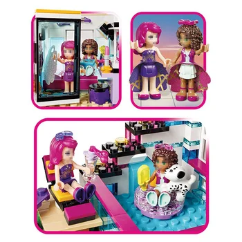 760pcs Star Livi Hiše, gradnjo blokov, igrače dekleta stranka serijo blokov, igrače Za Otroke