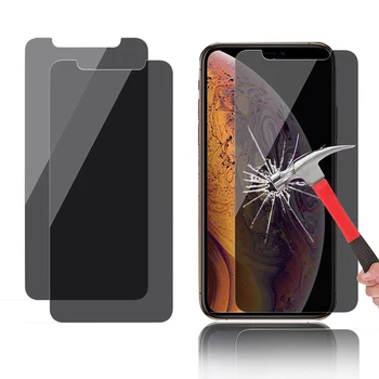 9H Anti Zasebnosti Zaščitnik Zaslon za iPhone 8 7 Plus 6 6s Plus 5 5s SE Zaščitno Steklo Za iPhone XS Max XR X Anti Vohun