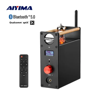 AIYIMA 6N3 Cev Preamplifier Bluetooth 5.0 APTX OPA1656 Pred Ojačevalnik Preamp USB DAC Slušalke AMP Koaksialni Optični Audio Dekodiranje