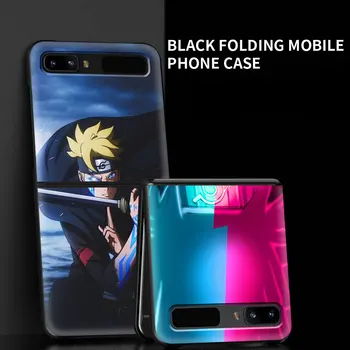 Anime N-Naruto Akatsuki Kakashi Itachi Luksuzni Zložljivo Trdo Ohišje Za Samsung Ž Flip Primeru Telefon Za Galaxy Ž Flip 5G Kritje Capa