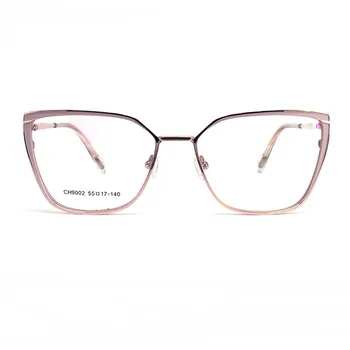 Ann Defee Optični kovinski Okvir za Očala MAČKA Ženske, Očala na Recept Očala Polni Platišča Okvir Očal je CH9002