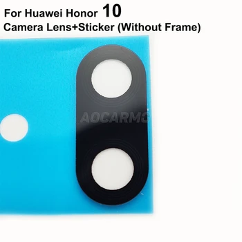 Aocarmo Za Huawei Honor 10 /10 Lite Objektiv Glavne Kamere Vzvratno Nazaj Objektiv Kamere Stekla Z Okvirjem Obroč Pokrov Samolepilna Nalepka