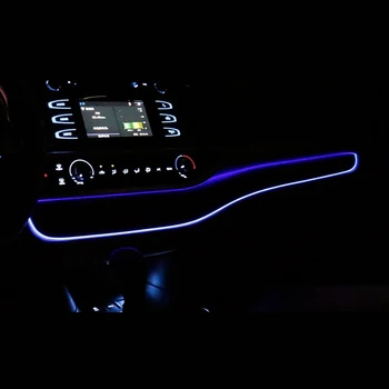 Avto Modra LED Centralni Nadzor za instrumentne Plošče in Okoljske Svetlobe za Toyota Highlander 2013 2016 2017 2018 2019