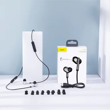 Baseus S30 Slušalke Za iPhone X Xiaomi Huawei Brezžične slušalke 5.0 brezžične slušalke za telefon glasbe