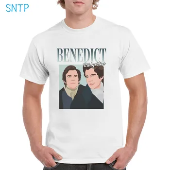 Benedikt Bridgerton Retro Estetike t shirt Trending Priljubljena Klasična 90 grafično Vrhovi Bombaža Ženski/Moški T-Shirt