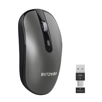 BlitzWolf BW-MO3 Brezžično Miško 2,4 GHz bluetooth 5.0 Trojni Način z USB Tip-C Sprejemnik Neslišno Miška za Računalnik, Prenosni RAČUNALNIK