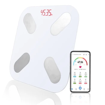 Bluetooth Kopalnica Obsega BMI Tla Telo Lestvice Digitalni LED Smart Težo Obsega Telesne Maščobe Analizator Sestave Lestvic