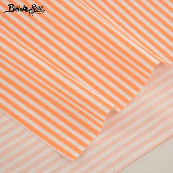 Booksew Bombaž Kepra, Tekstilne Tkanine Meter Šivalni Material Svetlo Oranžno Trakovi Design Tecidos De Mozaik Tissu Tela 160