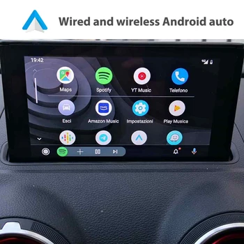 Brezžični Apple CarPlay Video Vmesnik Za 2012-2017 AUDI A6 A7 RMC Sistem Avtomobila Igrajo Android Auto Delo Z Zemljevidi Glasbe Telefonski Klic
