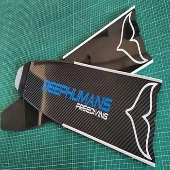 Deephumans Ogljikovih rezilo / ogljikovih plavuti brez stopala žep