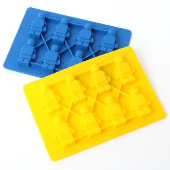 DIY Orodja Vesel, Pecilni Kvadratnih Lego Igrače Opeke Obliko Ice Cube Silikonsko Plesni Čokolado Plesni Bakeware Orodja