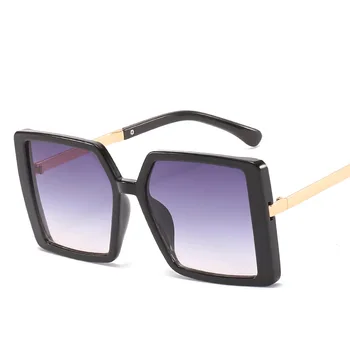 En Kos Sqaue sončna Očala Ženske Moški 2021 Veliki Okvirji za Očala Luksuzne blagovne Znamke Oblikovalec Stekla Moških Retro Vintage Očala UV400