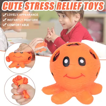 Fidget ToyPop Up Antistress Počasi ToyKawaii Stres Žogo Pritisni In Oranžna Srčkan Hobotnica Lep Fant Dekle Igrače Padec Ladijskega Prometa Игрушки
