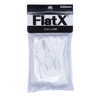 FlatX 8 mm bela/Bela Barva Kovinska Nasveti Shoelaces Visoke Kakovosti Profesionalni Zavezat Vezalke Vezalko Lacet