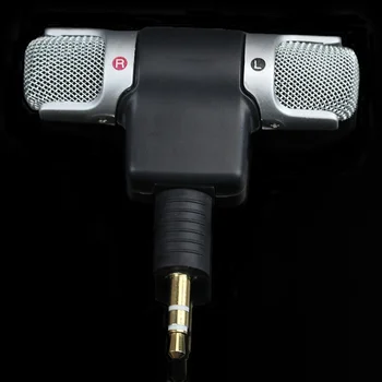 FORNORM 3.5 mm Jack Prenosni Mini Prenosni Digitalni Stereo Mikrofon Diktafon za Sony MIC-DS70P Računalnik Pojejo Pesmi Karaoke