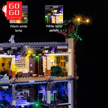 GOGOMOC blagovne Znamke LED Light Up Kit Za Lego 75810 Neznancu, kar Modela (Le Svetloba Ni Model )