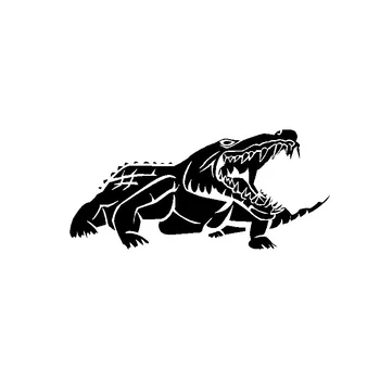 Junaško Kul Živali Krokodil Stripi Smešno Avto Nalepke Modni PVC Telo Odbijača Dekoracijo Visoke Kakovosti Nepremočljiva zaščito pred soncem Decal