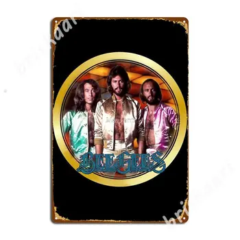 Letnik 1970 Bee Gees Custom Kovinski Znaki Kino Zidana Garaža ustvarite Stensko Slikarstvo Tin prijavite Plakati