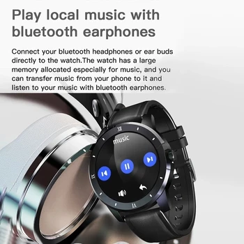 LIGE Novo Smartwatch Moški Ženske IP68 Vodotesen 256M Predvajalnik Glasbe, Športne Moške Gledajo Bluetooth Klic Pametne Ure Za Android IOS