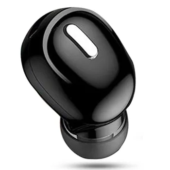 Mini V Uho 5.0 Bluetooth Slušalke Hi-fi Brezžične Slušalke z Mikrofonom Šport Čepkov Prostoročne Stereo Slušalke Črna