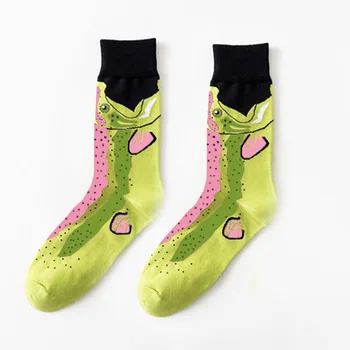 Modne barve za moške nogavice v cev prepoved konj prugasta krokodil živalske vrste personaliziranih nekaj dolge nogavice debelo