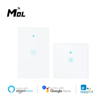 MOL eWeLink App Nadzor WiFi Smart Stikala za Luč Nevtralnega Žice požarov Smart Stikalo Deluje Z Alexa googlova Domača stran