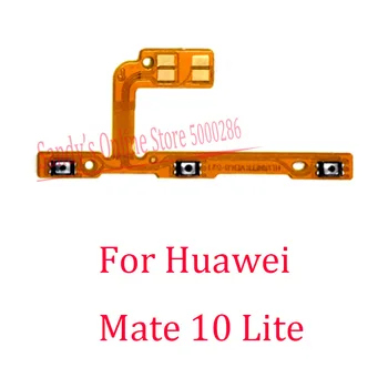 Moč Glasnosti Stikalo Strani Gumb Tipko Flex Kabel Za Huawei Mate 10 Lite 10lite Realni Moči NA OFF Strani Ključnih Gumbi Flex Kabel