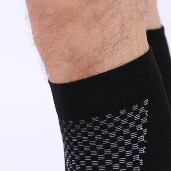Moški ženske nogavice pari Stiskanje nogavice šport nogomet spandex najlon moda priljubljen