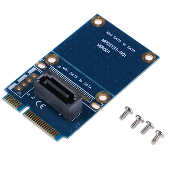 MSATA Mini PCI-e Express SATA SSD v Režo Za 7 Pin SATA HDD Pretvori Sim Adapter