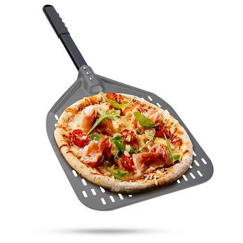 Nova Pizza Olupimo Aluminija Pizza Lopato Z Dolgo Ročico, Po Meri Pizza Veslo Tovarne Peko Peciva Dodatki