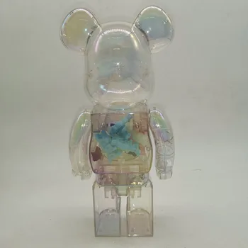 Nove Prodaja Bearbricklys 400% 28 cm X-dekle Pisane Kroglice Pvc figuric Bloki Medved Lutka Dekoracijo Modeli Igrače Božična Darila