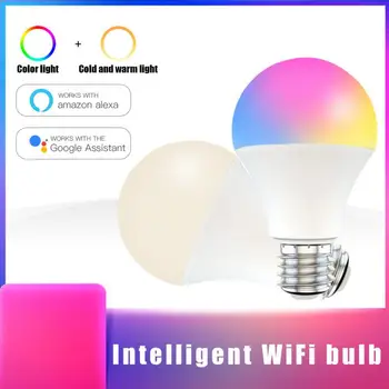 Nove WiFi Smart Žarnice 15W E27 B22 Multi-barvni Smart Žarnica Zatemniti za Varčevanje z Energijo Glasovni Nadzor Dela Z Alexa googlova Domača stran