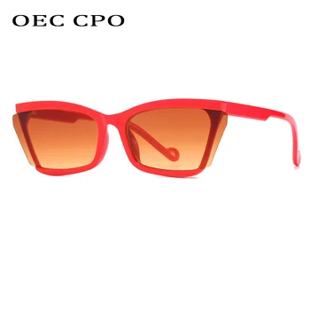 OEC CPO Letnik Kvadratnih Steampunk sončna Očala Ženske Modne blagovne Znamke Oblikovalec Punk sončna Očala Ženski Pravokotnik Očala UV400 O950