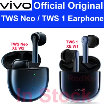 Original ViVO TWS Neo Slušalke Vivo TWS 1 2019 Zamenjava Pravico Slušalke Levo Slušalke Polnjenje Box Zamenjava