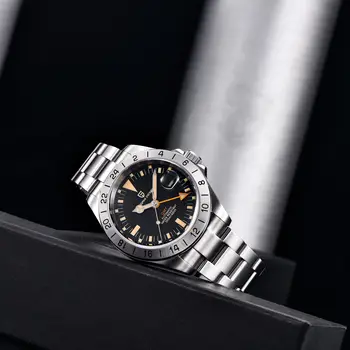 Pagani Design 2021 Novo GMT Watch Moških Avtomatsko Mehansko uro 42mm Safir iz Nerjavečega Jekla, Vodotesno Uro Relogio Masculino