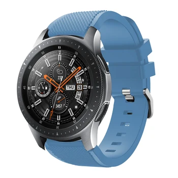Pametno Gledati Zapestnica za Samsung Prestavi S3 Meje Klasičnih Aktivna 2 Silikona Watch Band za Galaxy Watch 3 42mm 46mm Pašček za Zapestje