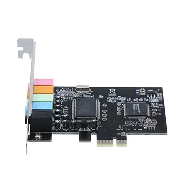 Pohiks 1pc Visoke Kakovosti PCI-E 5.1 KANALNI Zvok Kartico Notranji 3D Stereo PCI Express Adapter Kartice Za Računalniške Opreme