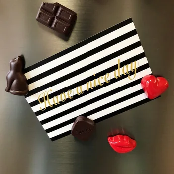Prilepite hladilnik magnet darilo Simulacije hrana čokolada hladilnik prilepite magnet sladkarije soba dekoracijo prilepite ustvarjalne opomba sporočila