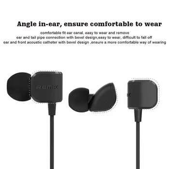 REMAX RM-502 žične telefonske slušalke za v uho prostorski zvok, glasbo, slušalke