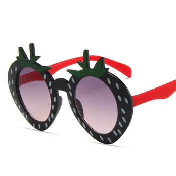 Risanka Lepe Jagode Otrok Dekorativni sončna Očala Moda Stranka Otroška Očala Visoko Kakovostne UV Zaščito 2021 Gafas De Sol Nova